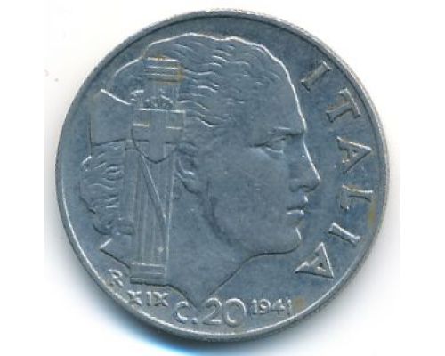 20 чентезимо 1941 год Италия