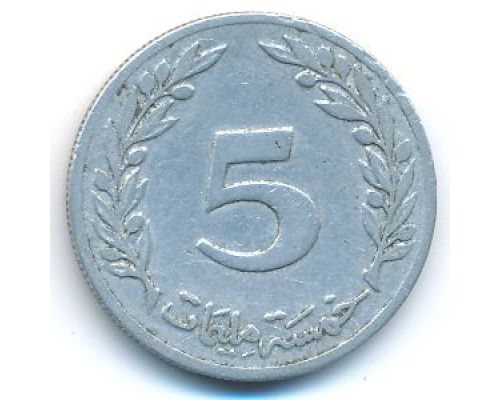 5 миллим 1983 год Тунис