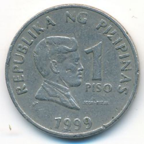 1 песо 1999 год Филиппины