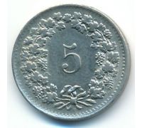5 раппенов 1964 год Швейцария