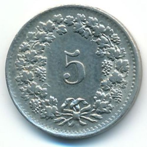 5 раппенов 1964 год Швейцария