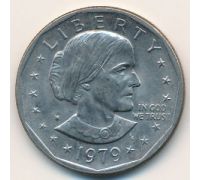 1 доллар 1979 год S Сьюзен Энтони США