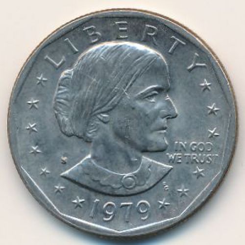 1 доллар 1979 год S Сьюзен Энтони США