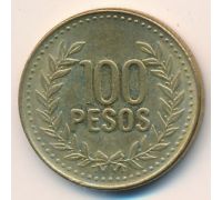 100 песо 2009 год Колумбия