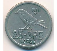 25 эре 1966 год Норвегия Птица