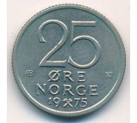 25 эре 1975 год Норвегия