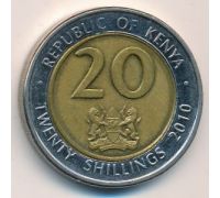 20 шиллингов 2010 год Кения