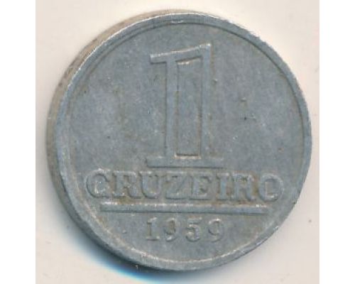 1 крузейро 1959 год Бразилия