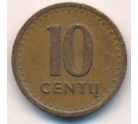 10 центов 1991 год Литва