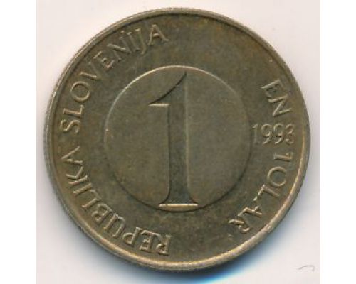 1 толар 1993 год Словения Кумжа