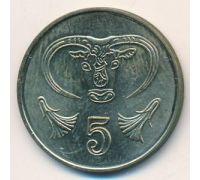 5 центов 2001 год Кипр