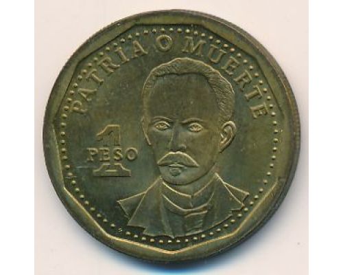 1 песо 2002 год Куба