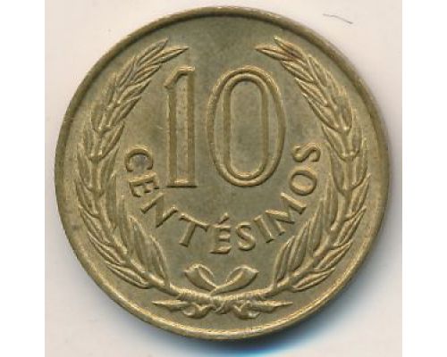 10 сентесимо 1960 год Уругвай