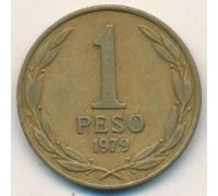 1 песо 1979 год Чили