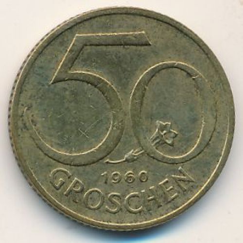 50 грошей 1987 год Австрия