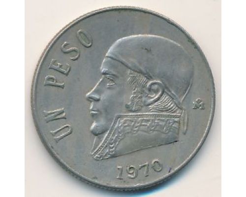 1 песо 1970 год Мексика