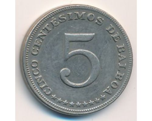 5 сентесимо 1983 год Панама