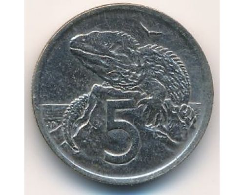 5 центов 1969 год Новая Зеландия