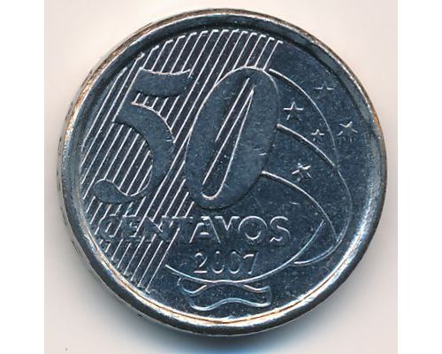 50 сентаво 2007 год Бразилия