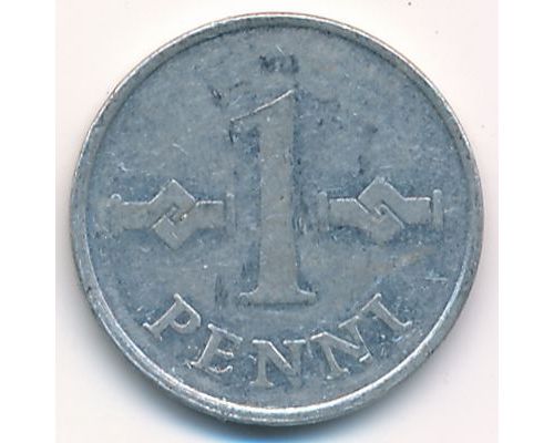 1 пенни 1970 год Финляндия