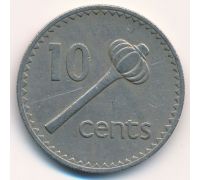 10 центов 1969 год Фиджи Елизавета II