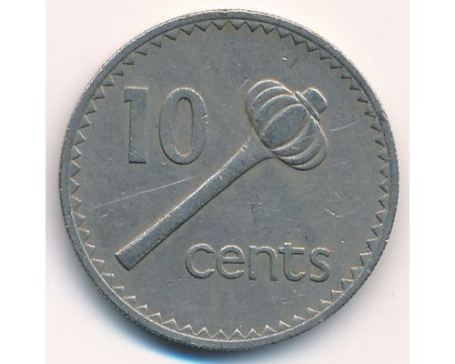 10 центов 1969 год Фиджи Елизавета II