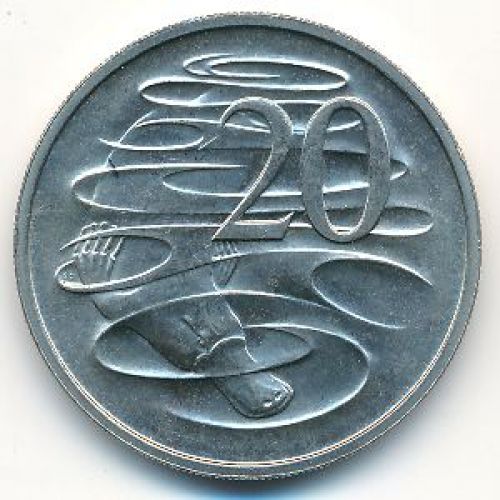 20 центов 1970 год Австралия