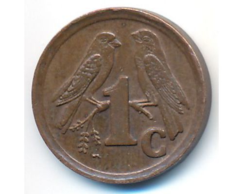 1 цент 1995 год ЮАР