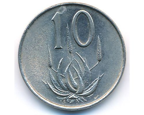 10 центов 1965 год ЮАР