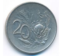 20 центов 1965 год ЮАР
