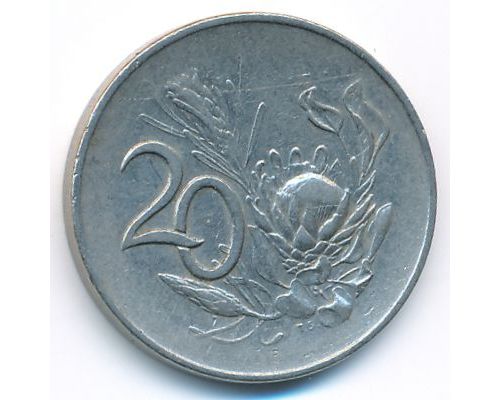 20 центов 1965 год ЮАР