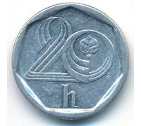 20 геллеров 1996 год Чехия