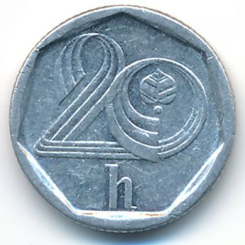 20 геллеров 1996 год Чехия