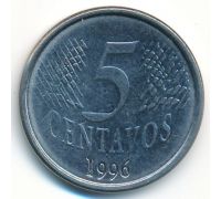 5 сентаво 1996 год Бразилия