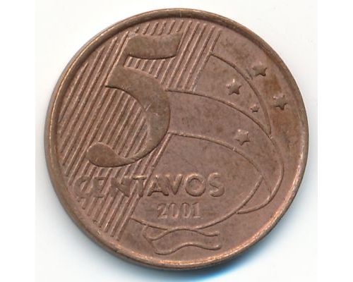 5 сентаво 2001 год Бразилия