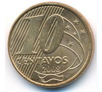 10 сентаво 2008 год Бразилия