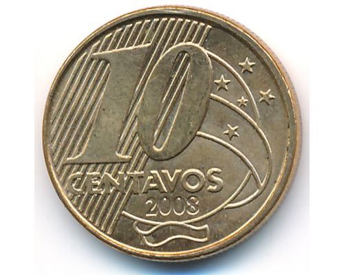 10 сентаво 2008 год Бразилия