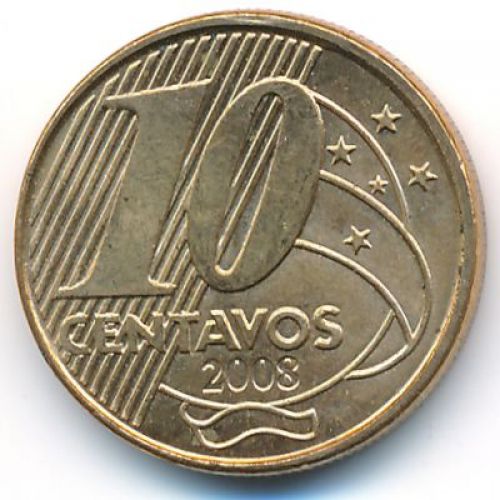 10 сентаво 2008 год Бразилия