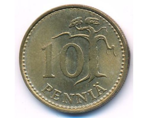 10 пенни 1981 год Финляндия