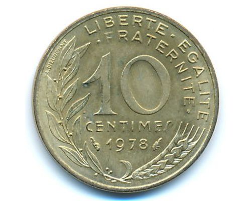 10 сентим 1978 год Франция