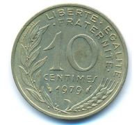 10 сентим 1979 год Франция