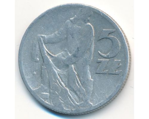 5 злотых 1959 год Польша