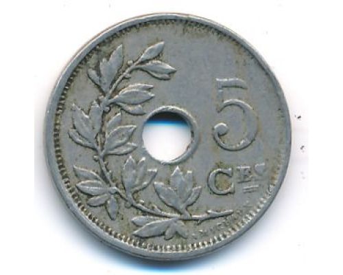 5 сентим 1920 год Бельгия BELGIQUE
