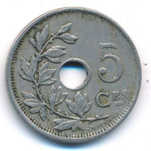 5 сентим 1920 год Бельгия BELGIQUE