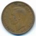 1/2 пенни 1944 год Великобритания haif penny Георг IV