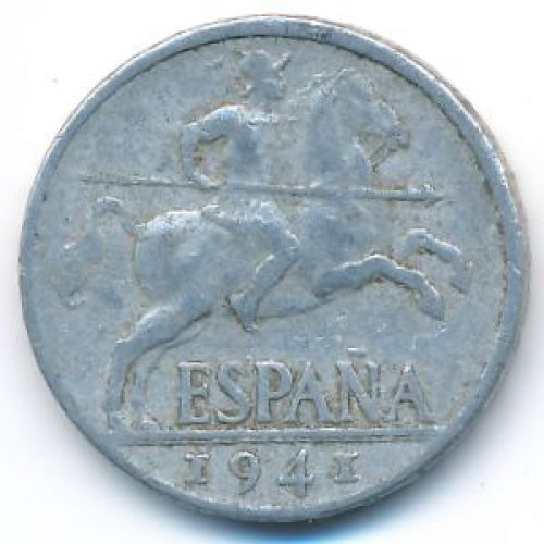 10 сентимо 1941 год Испания