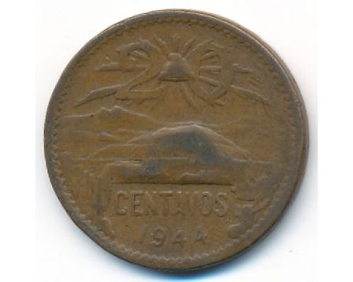 20 сентаво 1944 год Мексика