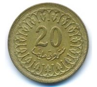20 миллим 1983 год Тунис