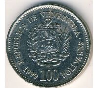 100 боливар 1999 год Венесуэла