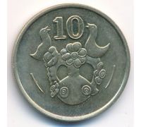 10 центов 1992 год Кипр